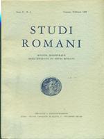 Studi romani Anno X - N. 1/ gennaio-febbraio 1962