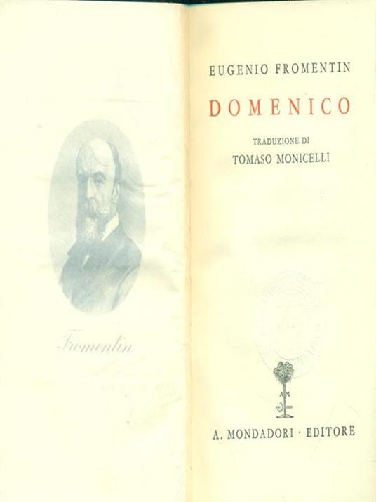   Domenico - Eugéne Fromentin - copertina