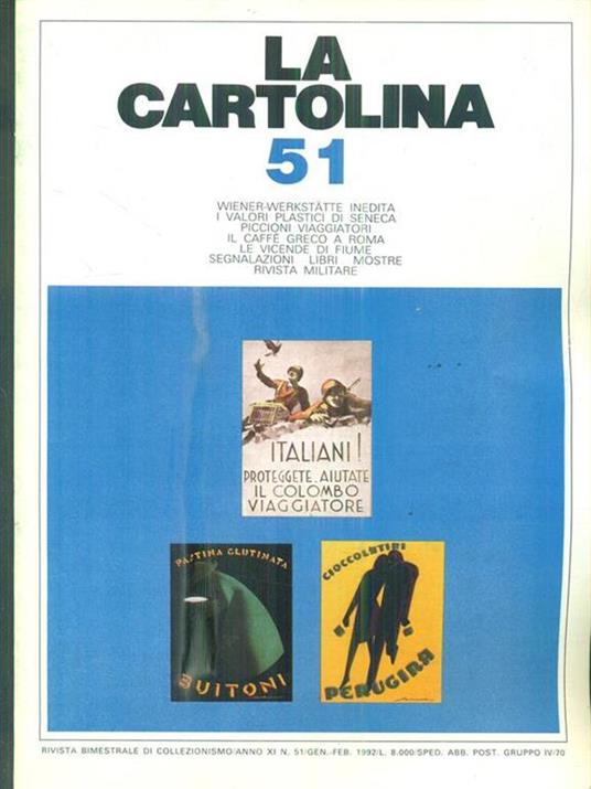 La cartolina n. 51/gen-feb 1992 - copertina