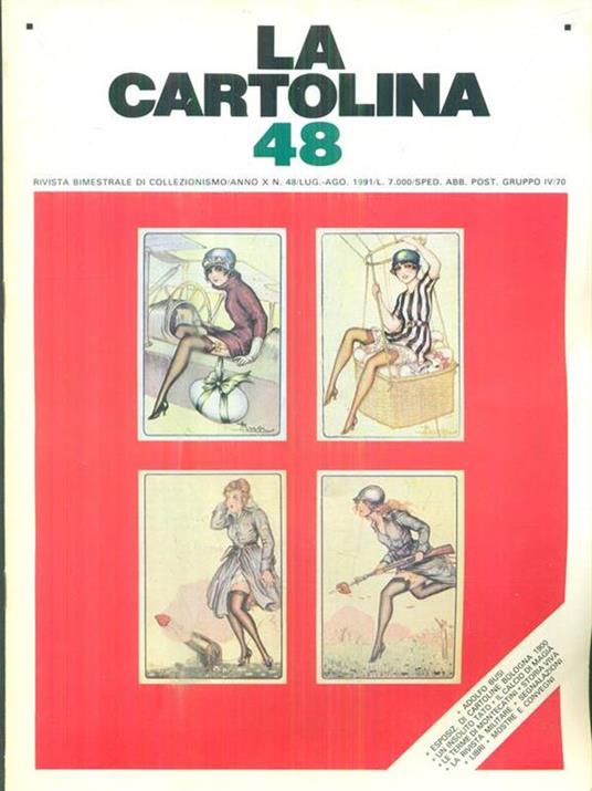 La cartolina n. 48/lug-ago 1991 - copertina