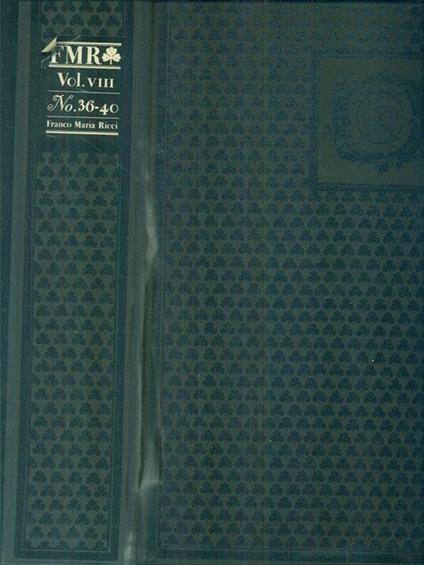 FMR Vol VIII - n. 36-40 - copertina