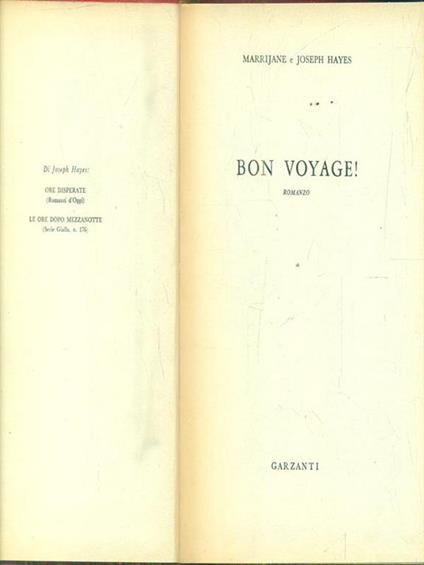 Bon Voyage! - copertina