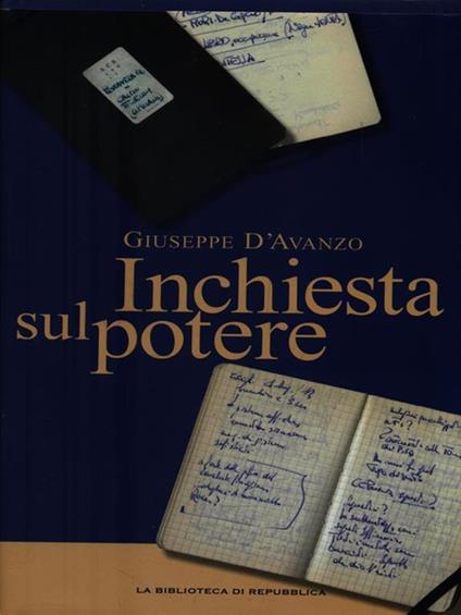 Inchiesta sul potere - Giuseppe D'Avanzo - copertina