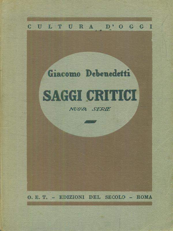 Saggi critici