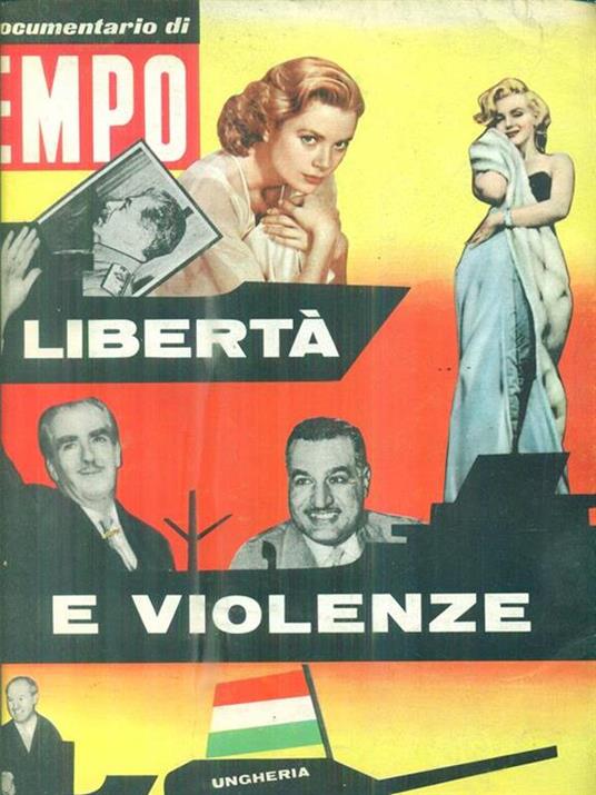 Il 1956 nel mondo. E' un documentario di Tempo - copertina