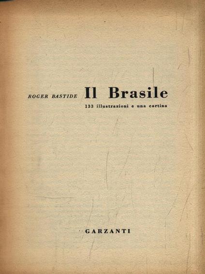 Il Brasile - Roger Bastide - copertina