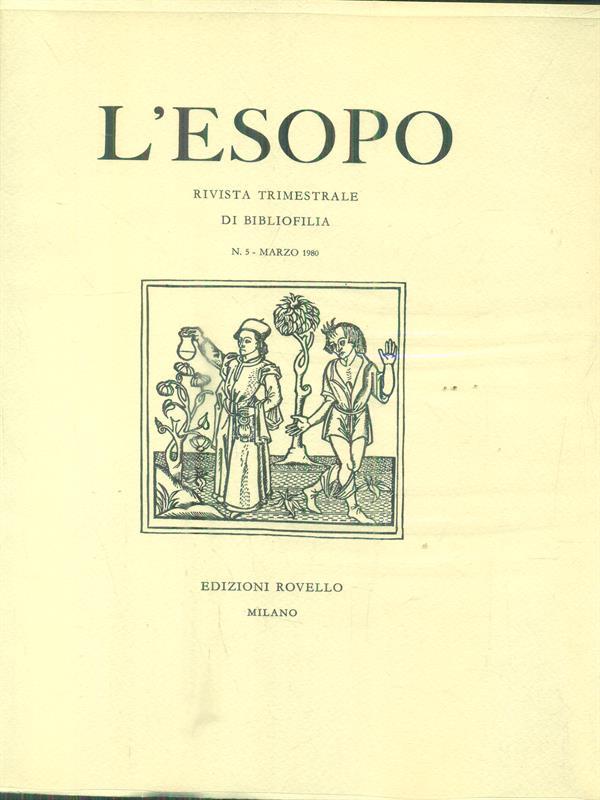 L' Esopo. Rivista trimestrale. Annata completa 1980