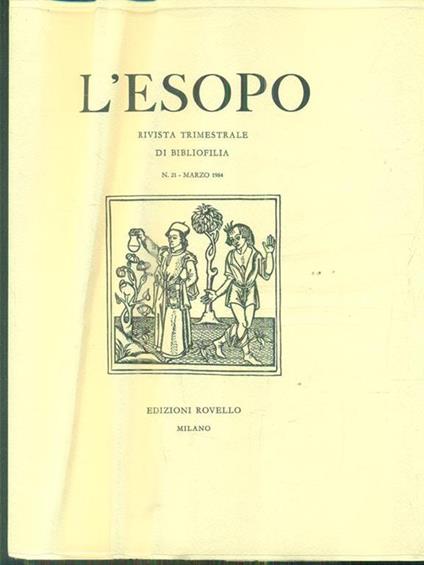 L' Esopo. Rivista trimestrale. Annata completa 1984 - copertina
