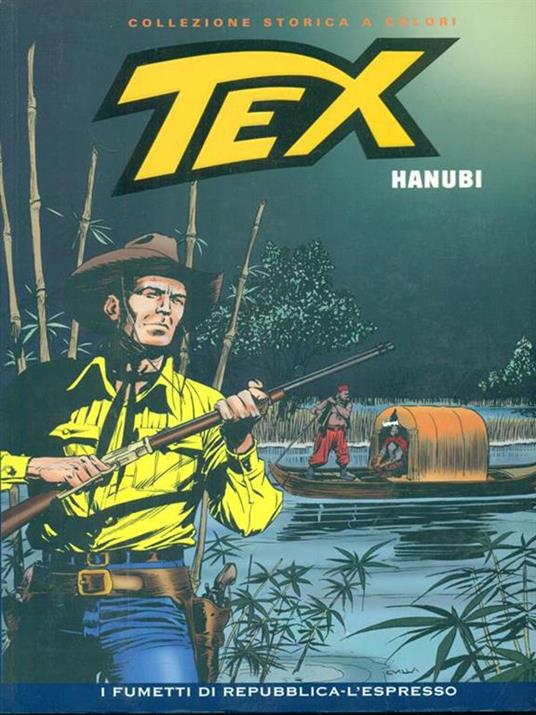 Tex 96 Hanubi - Gianluigi Bonelli - copertina