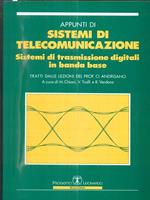 Appunti di sistemi di telecomunicazione. Sistemi di trasmissione digitali in banda base