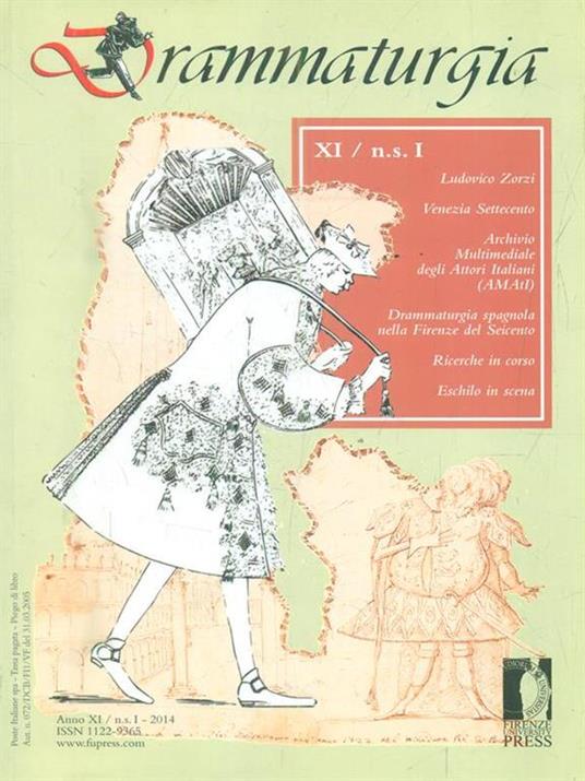 Drammaturgia. Anno XI. n.I. 2014 - copertina