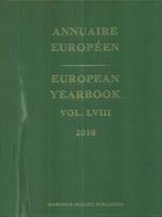 Annuaire Europeen. European Yearbook Vol LVIII / 2010