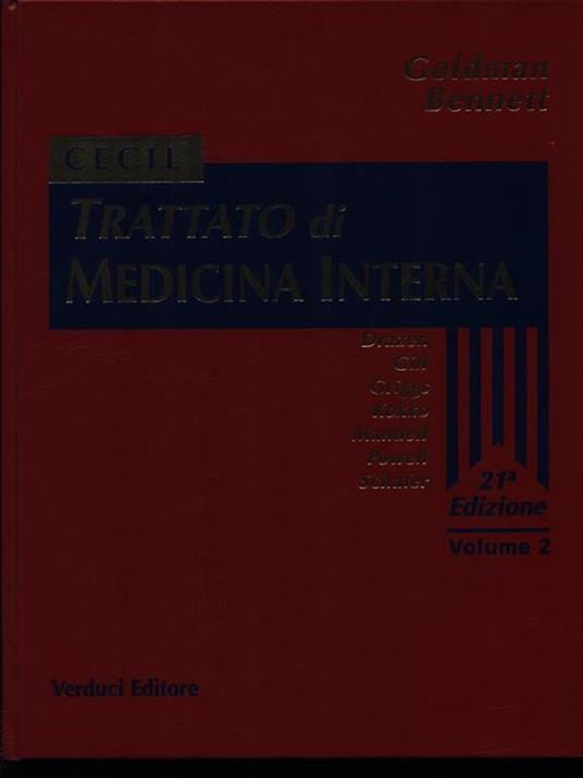 Cecil. Trattato di medicina interna. Vol 2 - Goldmam Bennett - copertina