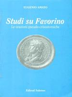 Studi su Favorino. Le orazioni pseudo-crisostomiche