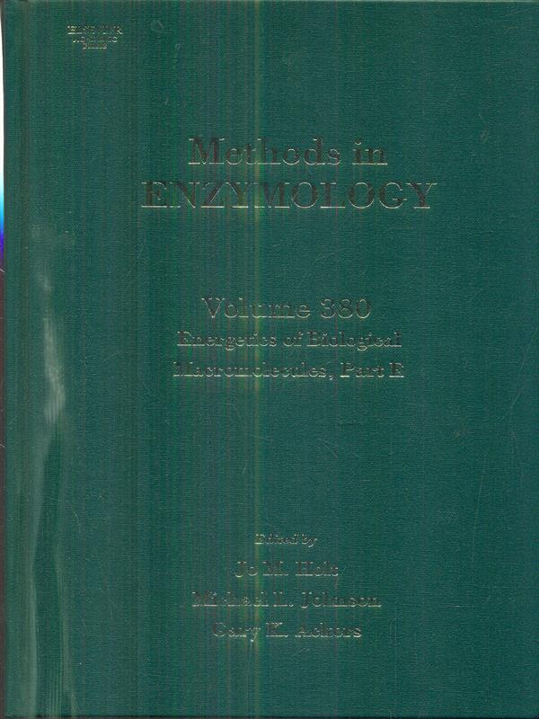 Energetics of Biological Macromolecules. Part E