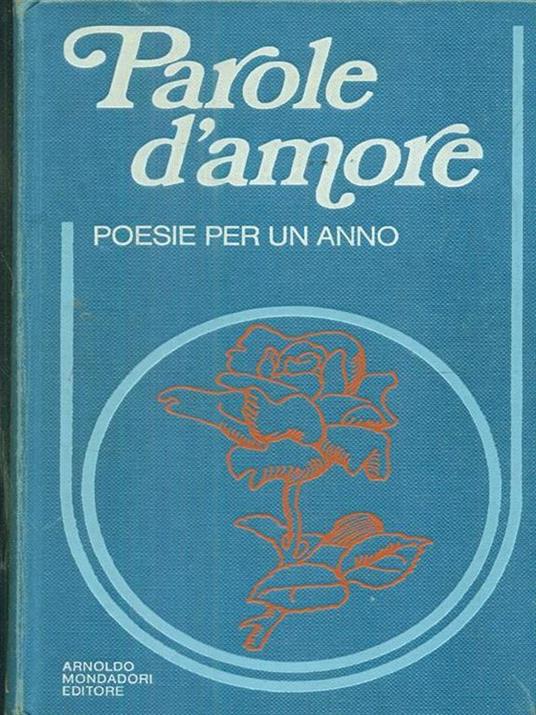 Parole d'amore - Guido Davico Bonino - copertina