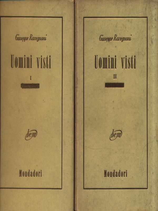 Uomini visti. 2 Volumi