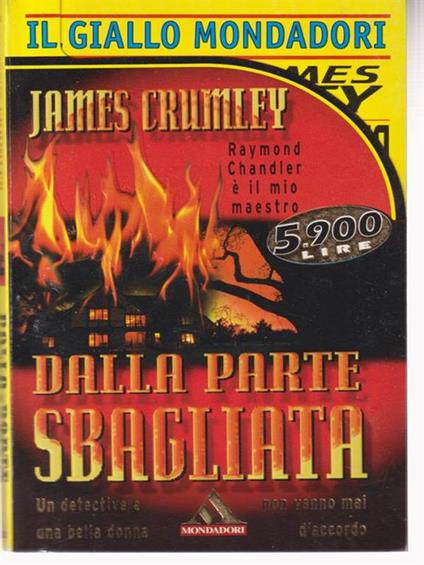 Dalla parte sbagliata - James Crumley - copertina