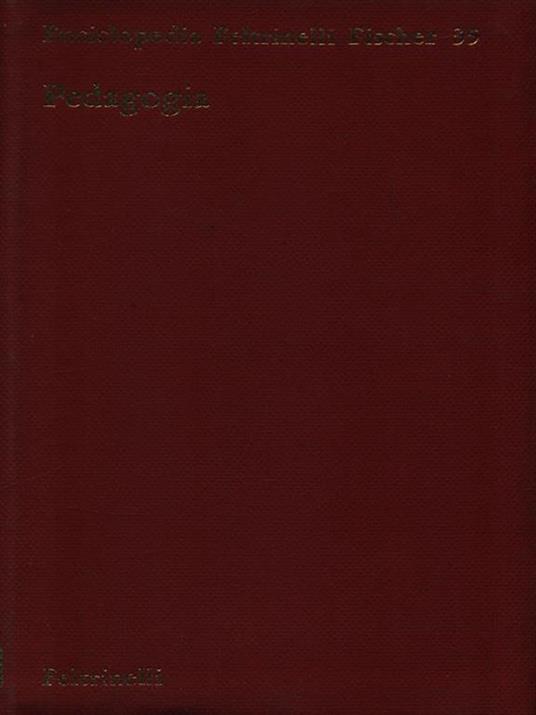 Pedagogia - copertina