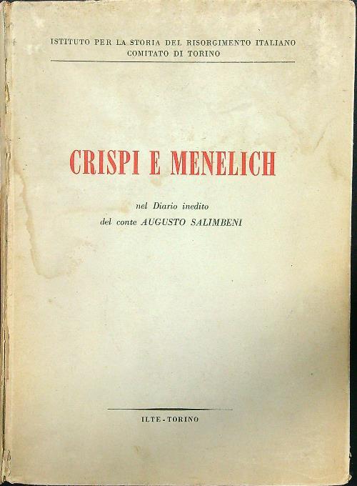 Crispi e Menelich
