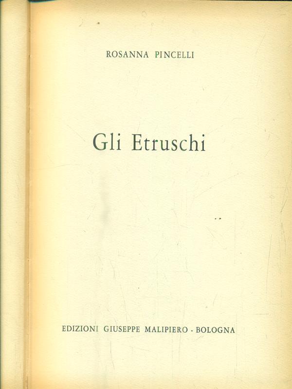 Gli etruschi