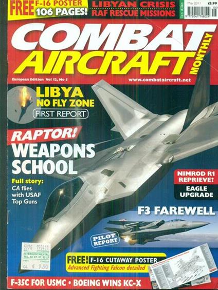 Combat Aircraft vol 12. n. 5/ May 2011 - copertina