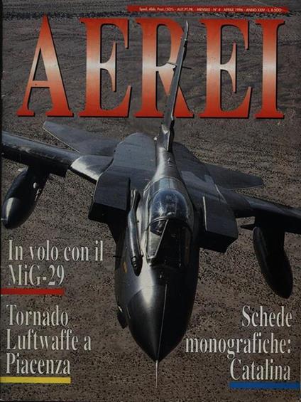 Aerei N. 4 Aprile 1996 Anno XXIV - copertina