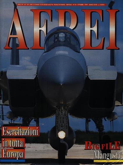 Aerei N. 10 - Ottobre 1999 Anno XXVII - copertina