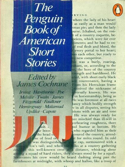 The Penguin Book of American Short Stories - James Cochrane - copertina