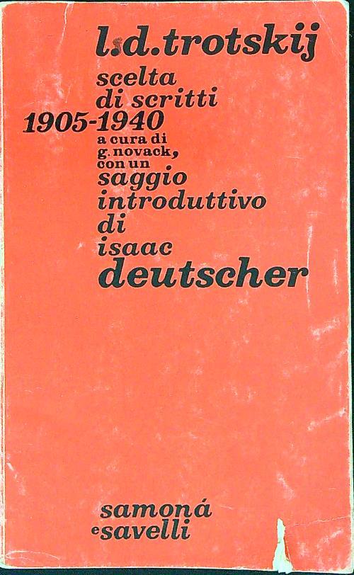 Scelta di scritti 1905-1940