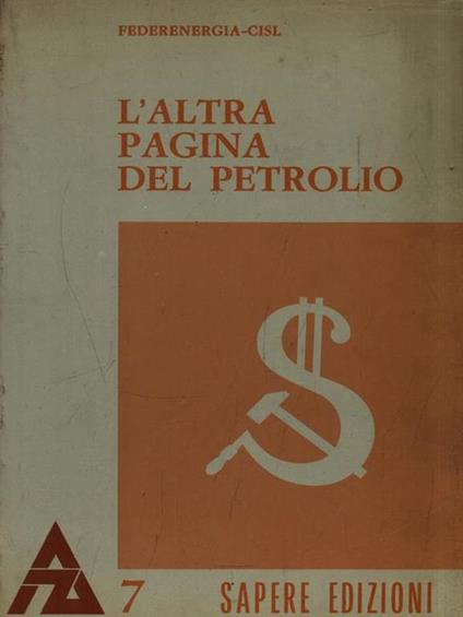 L' altra pagina del petrolio - copertina