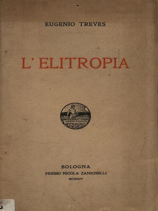 L' elitropia - Eugenio Treves - copertina