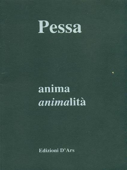 Anima animalità - Pessa - copertina