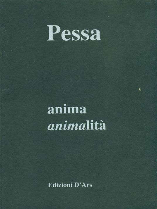 Anima animalità - Pessa - copertina