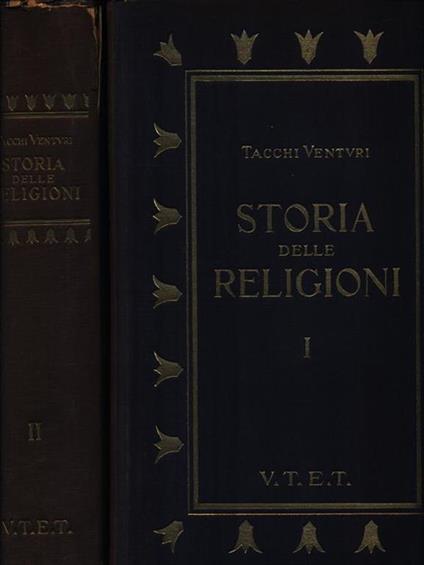 Storia delle religioni. 2 Volumi - Tacchi Venturi - copertina