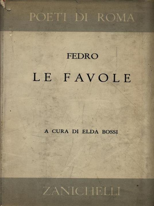 Le favole - Fedro - copertina