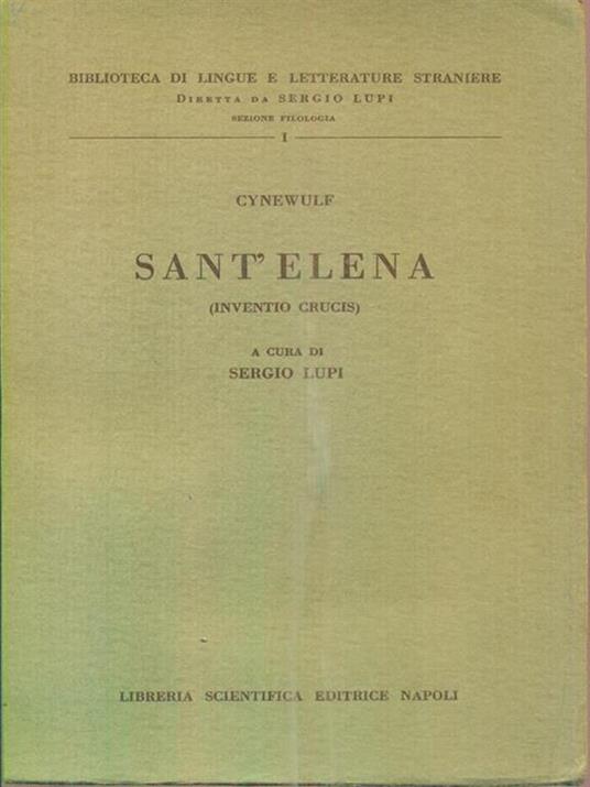Sant'Elena - Cynewulf - copertina