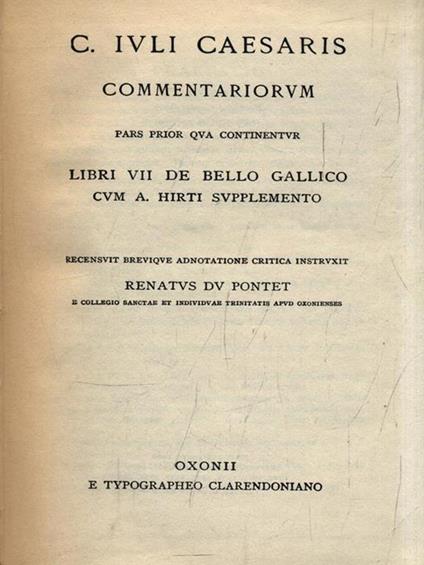 Caesar I - copertina