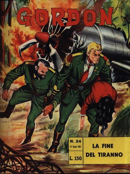 Gordon N. 24/19 Giugno 1965 - La fine del tiranno - copertina