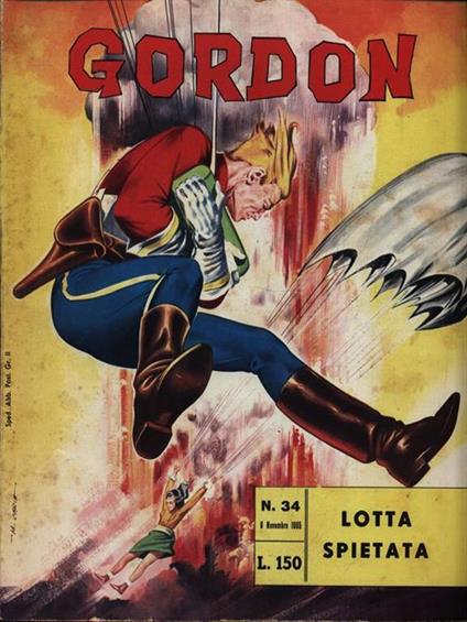 Gordon N. 34/6 Novembre 1965 - Lotta spietata - copertina