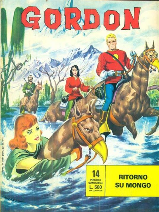 Gordon n. 14 - Ritorno su Mongo - copertina