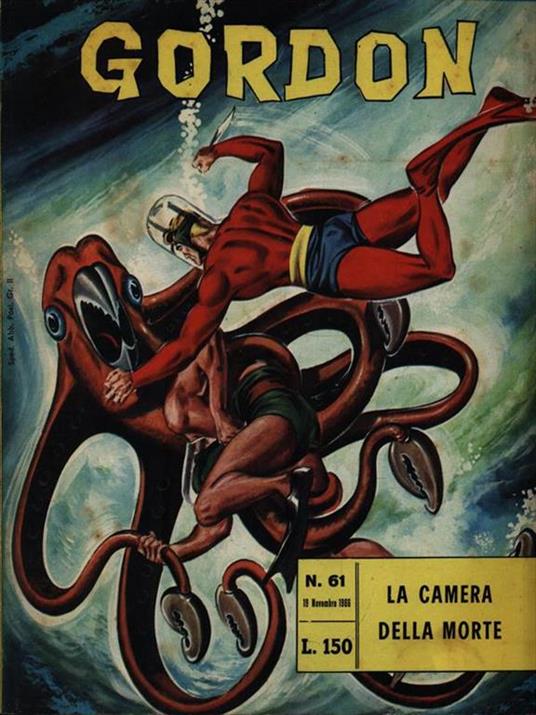 Gordon N. 61/19 Novembre 1966 - La camera della morte - copertina