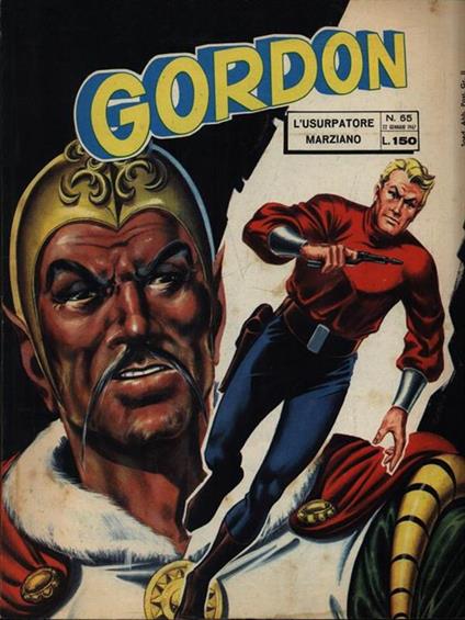 Gordon 65/22 Gennaio 1967 - L'usurpatore marziano - copertina