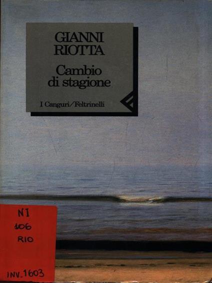 Cambio di stagione - Gianni Riotta - copertina