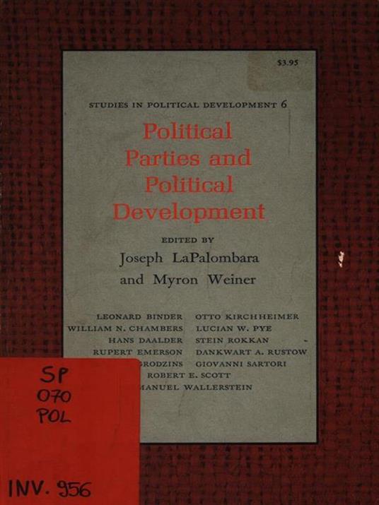 Political Parties and Political Development - Joseph LaPalombara - copertina