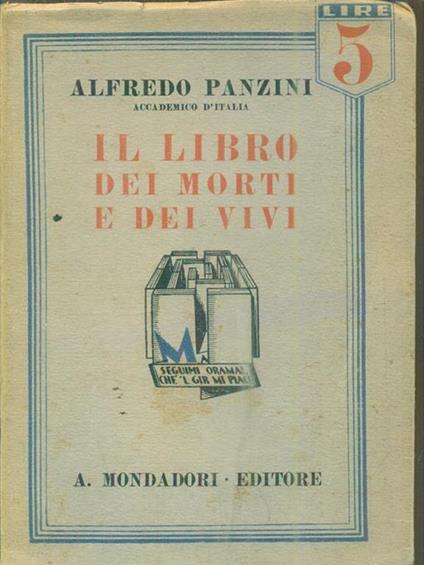 Il libro dei morti e dei vivi - Alfredo Panzini - copertina