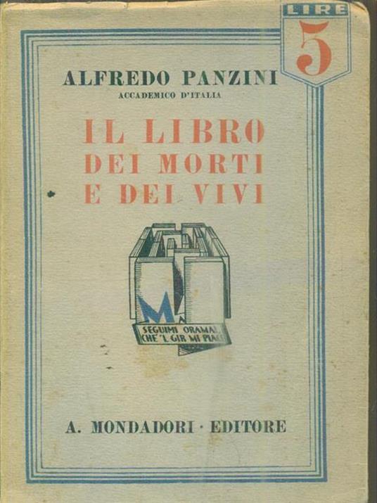 Il libro dei morti e dei vivi - Alfredo Panzini - copertina