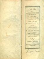Saggio sul Carattere, Costumi e Spirito delle Donne nei diversi secoli