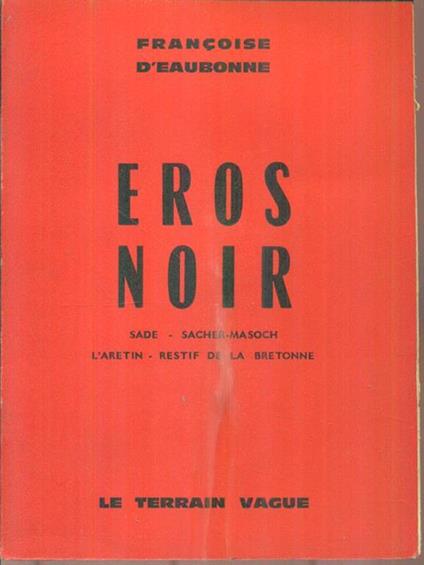 Eros Noir - Francoise D'Eaubonne - copertina