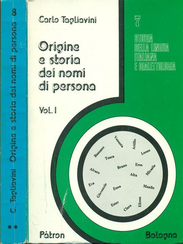 Origine e storia dei nomi di persona